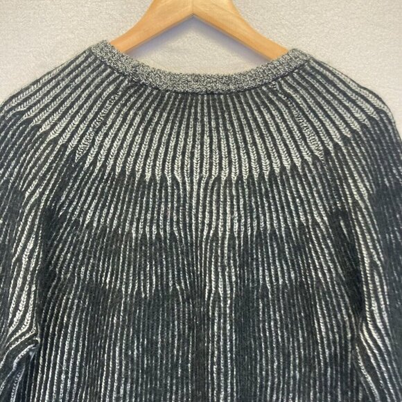 Lane Bryant Oversized Sweater NEW Womens Sz 18/20 Gray Black Pullover Casual NWT - Picture 12 of 14